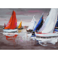 Impressionism Reproduction Acrylic Boat Oil Painting